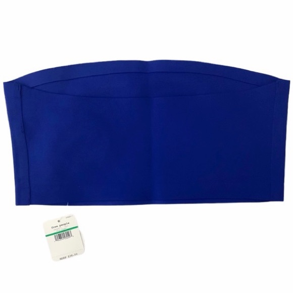 FREE PEOPLE Nina Bandeau Bralette Blue Flame - Picture 3 of 7